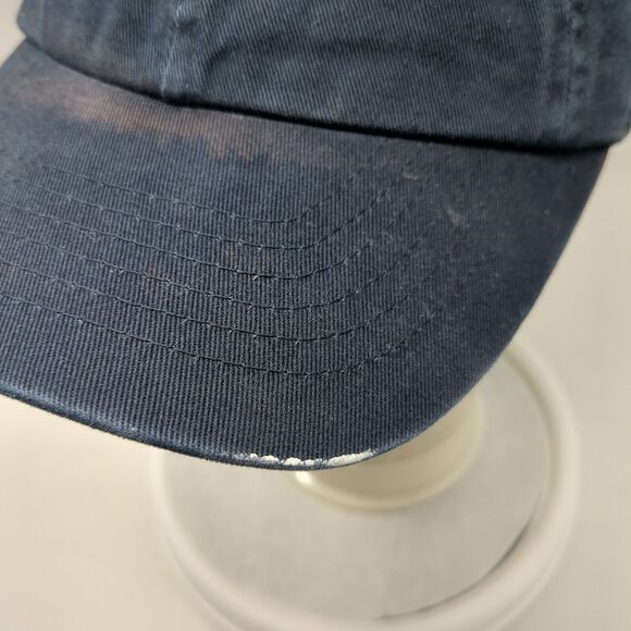 Prince & Fox Slideback Hat Blue One Size Solid Adjustable Embroidered - Picture 4 of 11